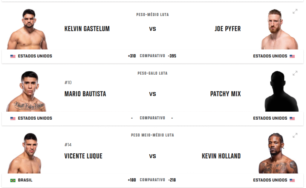 UFC 316 Card Principal